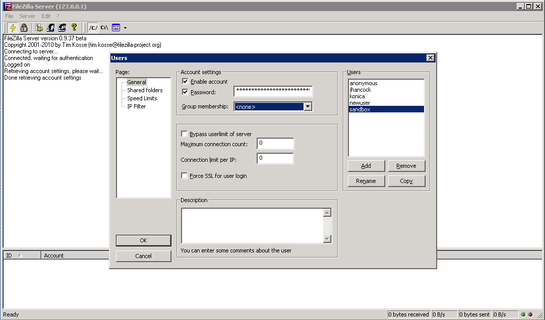 set up ftp server filezilla set up ftp server filezilla